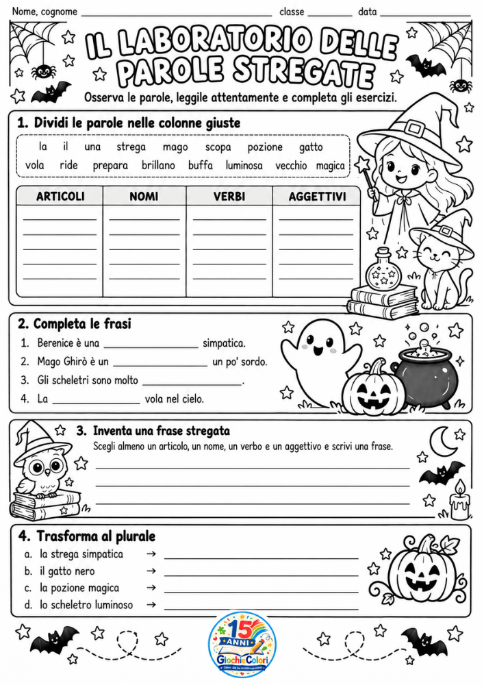 Laboratorio delle parole stregate